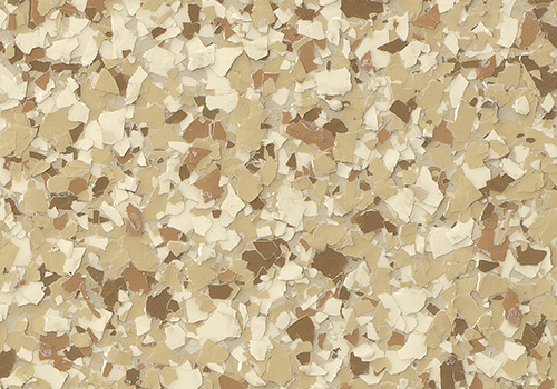 1/4” Flake - Medium Tan