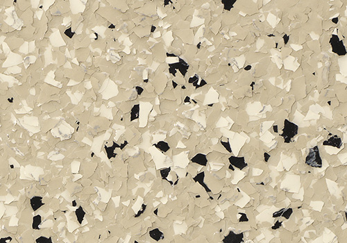 1/4” Flake - Tan and Bone