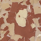 1” + 1/4” Flake - Red