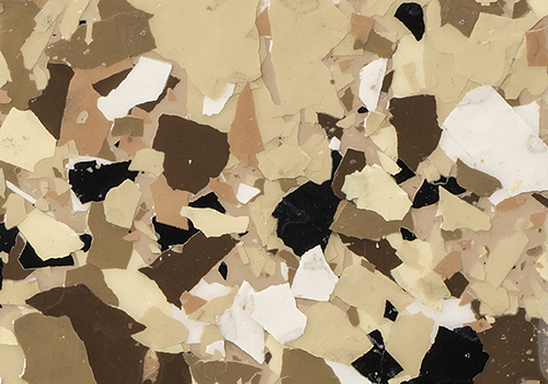 1” + 1/4” Flake - Saddle Tan