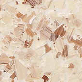 1/4” Brindle Flake - Rose