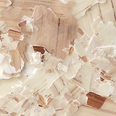 1” + 1/4” Brindle Flake - Rose