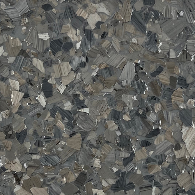 1/4” Brindle Flake - Dolerite Stone