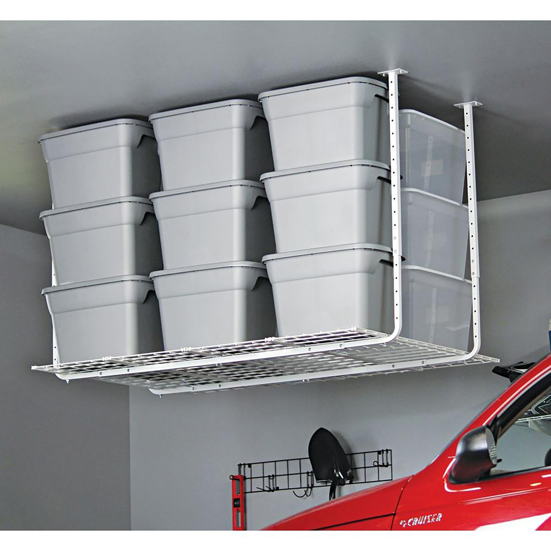 gray garage storage