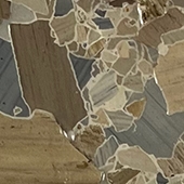 1” + 1/4” Brindle Flake - Obsidian Stone