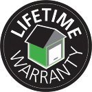 Life time warranty badge