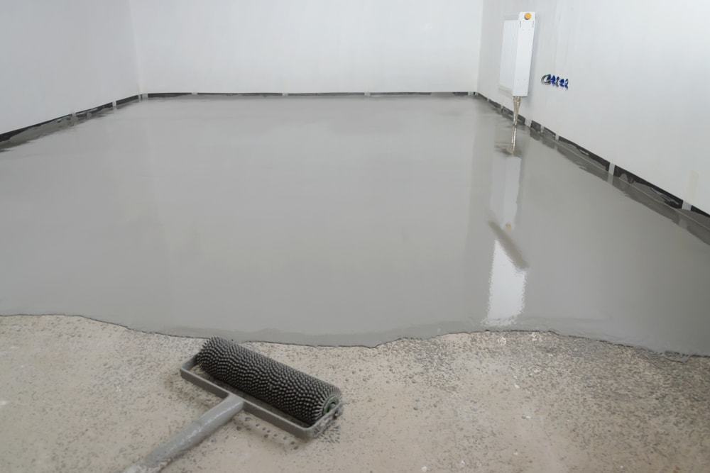 grey epoxy floors